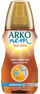 Arko Nem Güneş Bakım Yağı 30 Faktör 150 ml Güneş Ürünleri kullananlar yorumlar